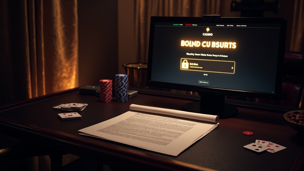 Casino bonus terms screen showing wagering and withdrawal limits
